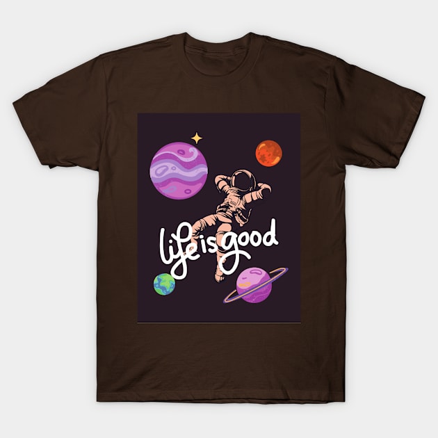 astronaut T shirt design T-Shirt by Metro Boomin